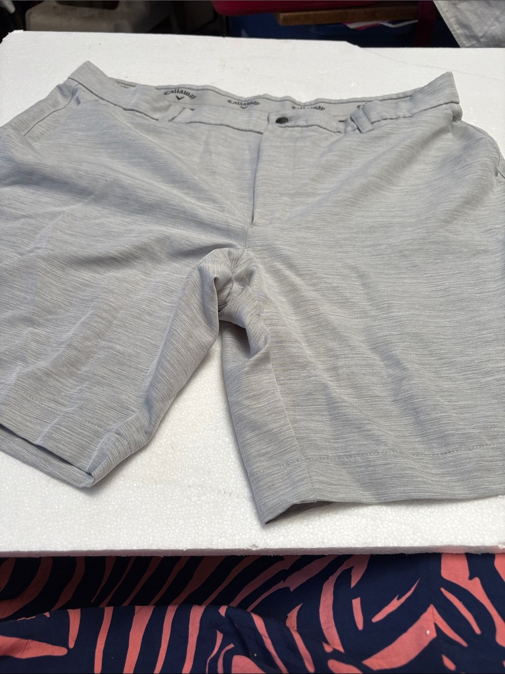 Callaway Men's Light Gray Heather Performance Golf Shorts